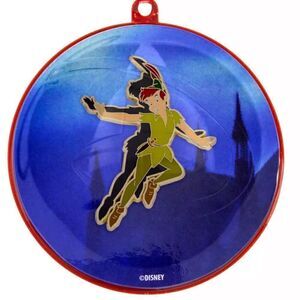 NWT Disney Store Peter Pan Hanging Ornament and Pin Mystery Set